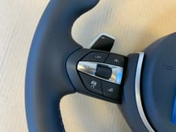 BMW BMW X5 X6 X3 X4 F15 F16 F25 F26 OEM M Steering Wheel Paddle VIBRO ACC M STITCHES — thumbnail 3