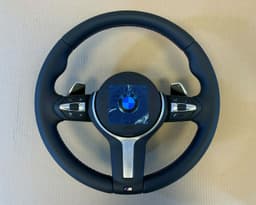 BMW BMW X5 X6 X3 X4 F15 F16 F25 F26 OEM M Steering Wheel Paddle VIBRO ACC M STITCHES — thumbnail 2
