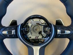 BMW BMW X5 X6 X3 X4 F15 F16 F25 F26 OEM M Steering Wheel Paddle VIBRO ACC M STITCHES — thumbnail 6