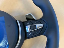 BMW BMW X5 X6 X3 X4 F15 F16 F25 F26 OEM M Steering Wheel Paddle VIBRO ACC M STITCHES — thumbnail 4