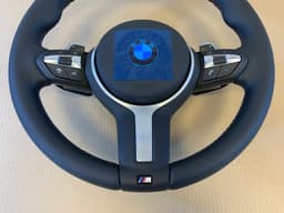 BMW BMW X5 X6 X3 X4 F15 F16 F25 F26 OEM M Steering Wheel Paddle VIBRO ACC M STITCHES — thumbnail 5