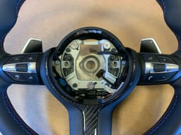 BMW BMW F15 F16 F25 F26 F30 F32 F34 F36 M Steering Wheel PETALS HEAT VIBRO ACC CARBO — thumbnail 7