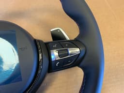 BMW BMW F15 F16 F25 F26 F30 F32 F34 F36 M Steering Wheel PETALS HEAT VIBRO ACC CARBO — thumbnail 4