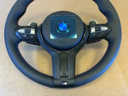 BMW BMW F15 F16 F25 F26 F30 F32 F34 F36 M Steering Wheel PETALS HEAT VIBRO ACC CARBO — thumbnail 5