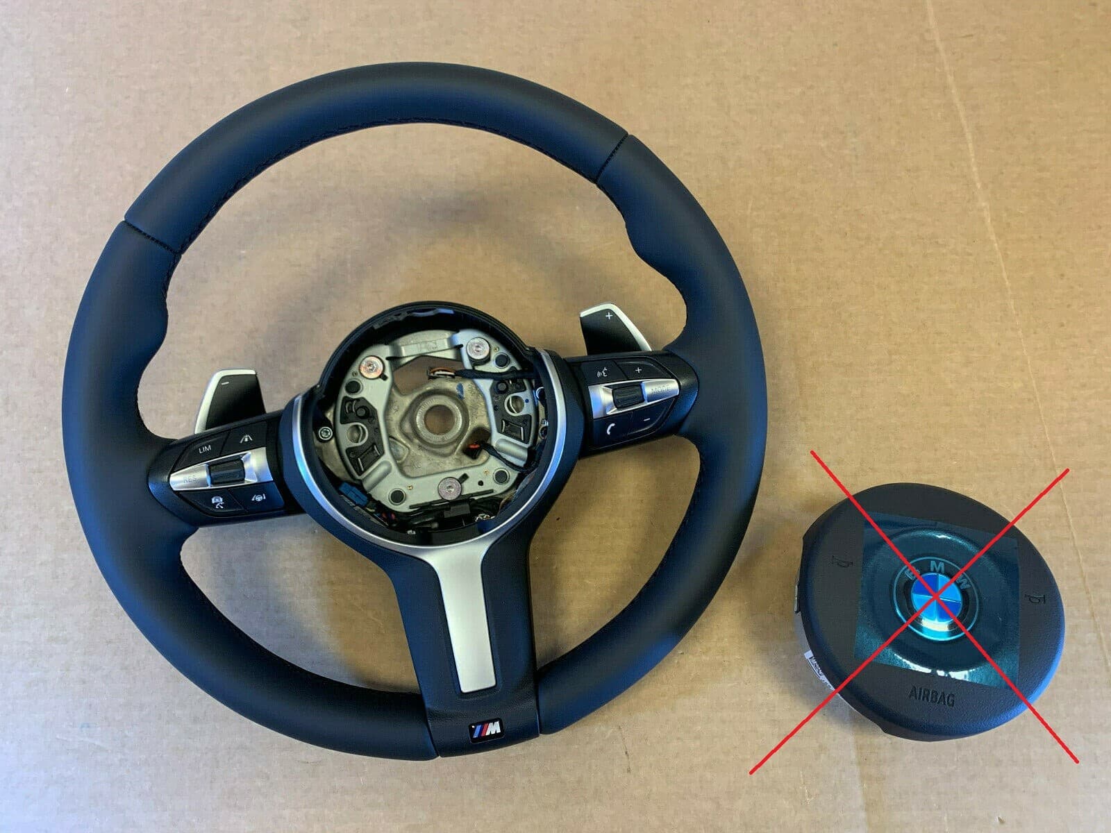 BMW BMW X3 X4 X5 X6 F15 F16 F25 F26 USA M Steering Wheel PADDLES HEATED VIBRO ASSIST