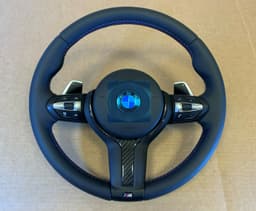 BMW BMW F15 F16 F25 F26 F30 F32 F34 F36 M Steering Wheel PETALS HEAT VIBRO ACC CARBO — thumbnail 2
