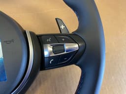 BMW BMW M5 M6 F10 F06 F12 F13 GENUINE M Sport Steering Wheel Paddles Heating — thumbnail 4