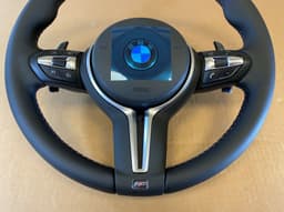 BMW BMW M5 M6 F10 F06 F12 F13 GENUINE M Sport Steering Wheel Paddles Heating — thumbnail 5