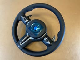 BMW BMW M5 M6 F10 F06 F12 F13 GENUINE M Sport Steering Wheel Paddles Heating — thumbnail 10
