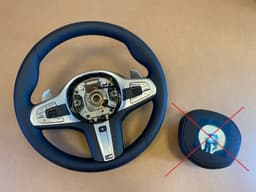 BMW BMW 7 G11 G12 GENUINE M Steering Wheel Shift Paddles HEATING ASSIST+ — thumbnail 1