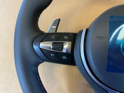 BMW BMW M5 M6 F10 F06 F12 F13 GENUINE USA M Sport Steering Wheel Paddles Heating — thumbnail 3