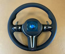 BMW BMW M5 M6 F10 F06 F12 F13 GENUINE USA M Sport Steering Wheel Paddles Heating — thumbnail 2