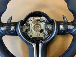 BMW BMW M5 M6 F10 F06 F12 F13 GENUINE USA M Sport Steering Wheel Paddles Heating — thumbnail 7
