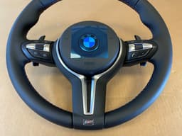 BMW BMW M5 M6 F10 F06 F12 F13 GENUINE USA M Sport Steering Wheel Paddles Heating — thumbnail 5