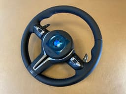 BMW BMW M5 M6 F10 F06 F12 F13 GENUINE USA M Sport Steering Wheel Paddles Heating — thumbnail 10