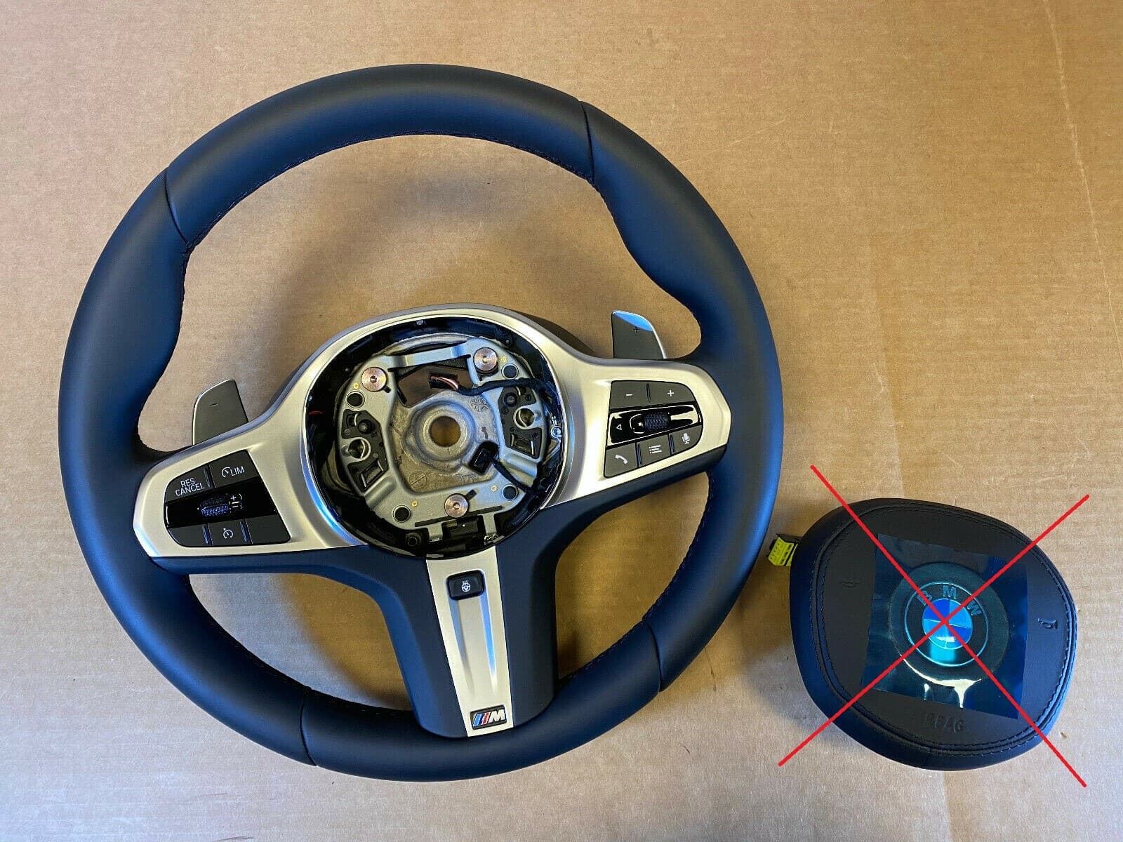 BMW BMW 5 6 X3 X4 G30 G31 G38 G32 G01 G02 LCI USA M Steering Wheel Paddles HEATING