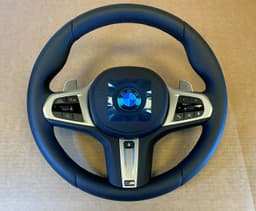 BMW BMW 5 6 X3 X4 G30 G31 G38 G32 G01 G02 LCI USA M Steering Wheel Paddles HEATING — thumbnail 2