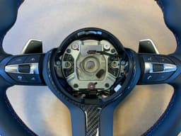 BMW BMW X5 X6 X3 X4 F15 F16 F25 F26 M Steering Wheel Paddles M STITCHES CARBON ACC — thumbnail 6