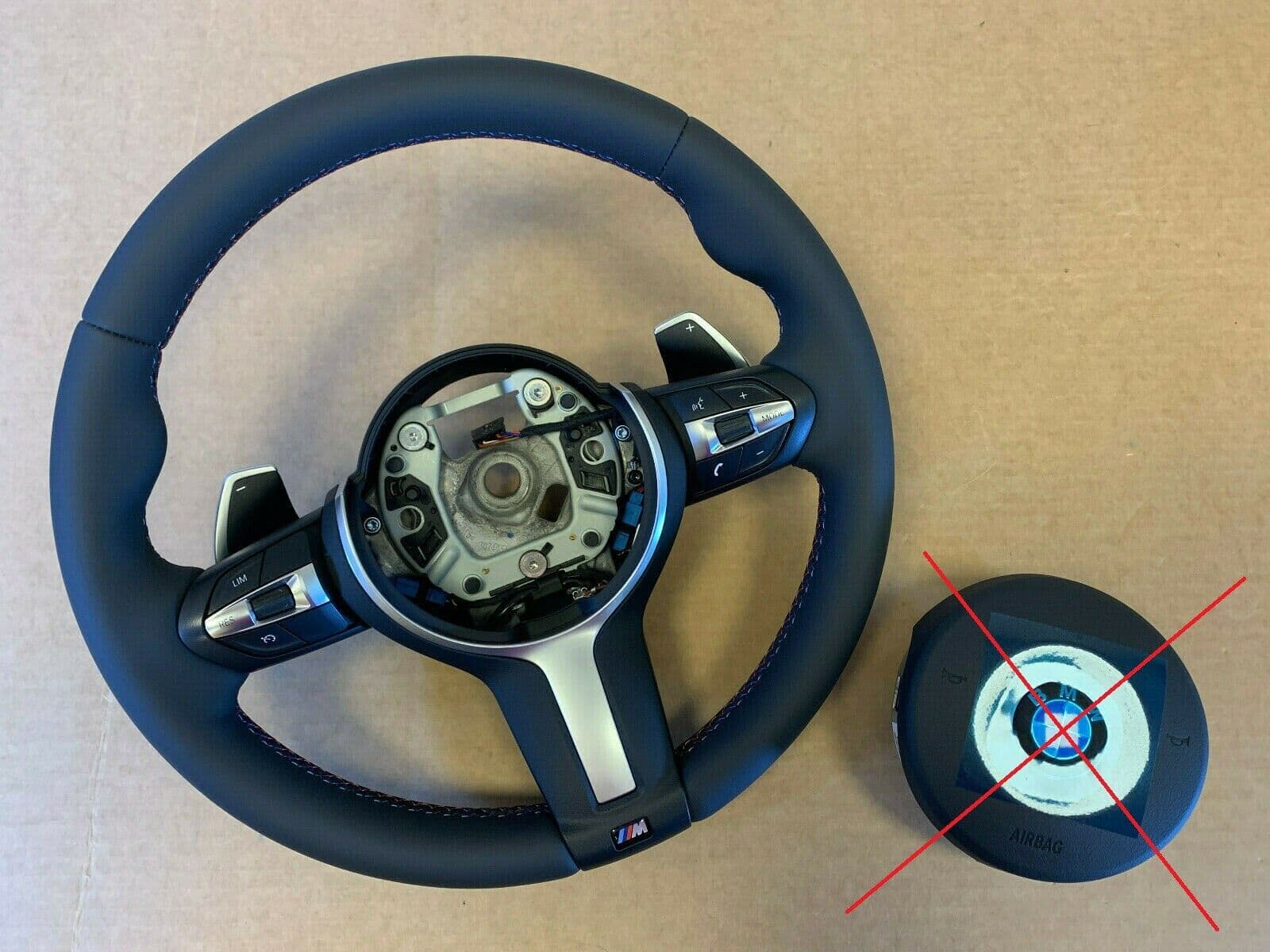 BMW BMW F20 F21 F22 F23 F30 F31 F32 F33 F34 F36 M Steering Wheel Paddles M STITCHES