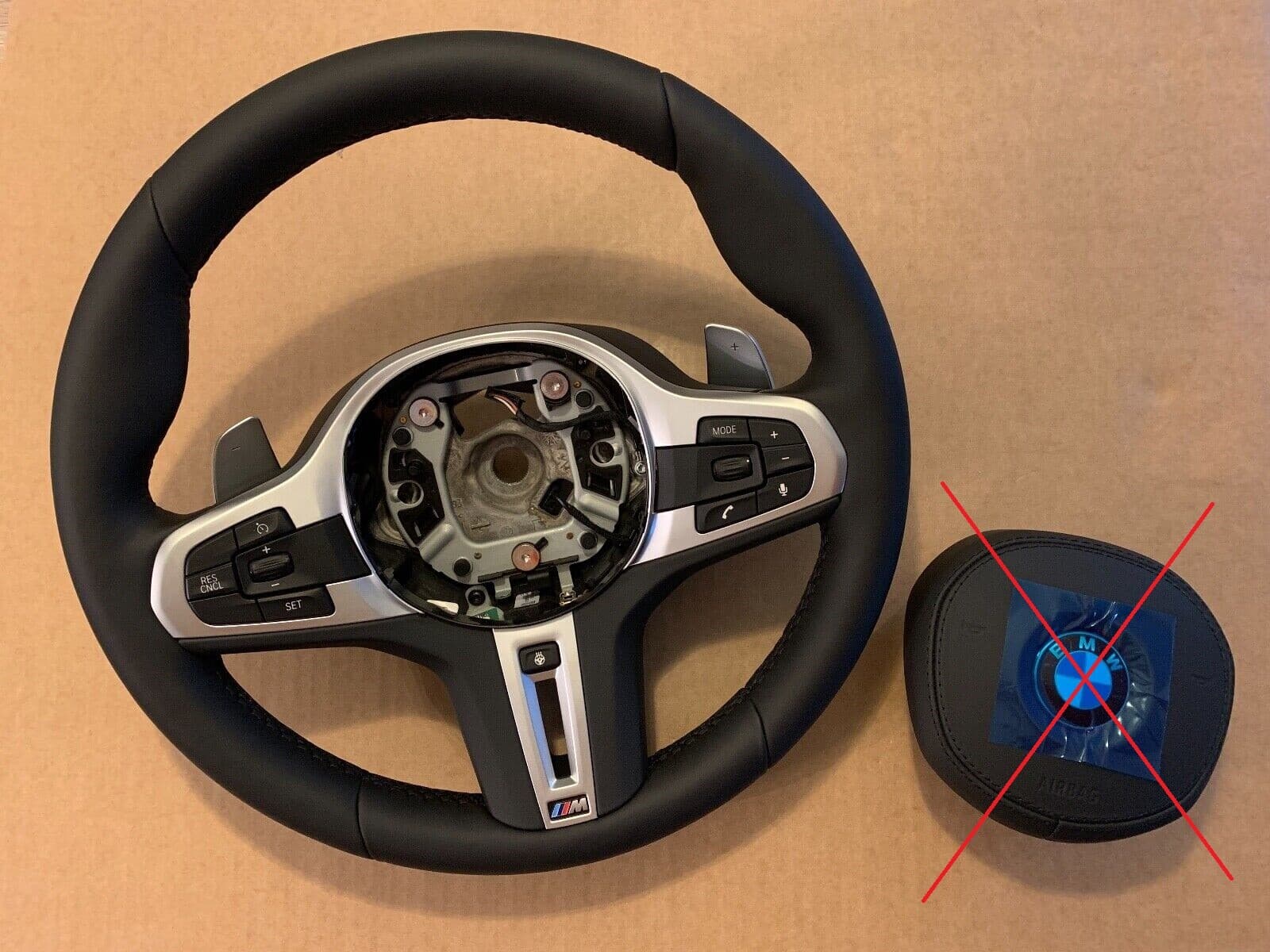 BMW BMW 5 6 X3 X4 G30 G31 G32 G38 G01 G02 OEM M Steering Wheel Paddles HEATING VIBRO