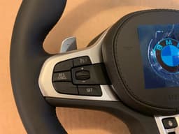 BMW BMW 5 6 X3 X4 G30 G31 G32 G38 G01 G02 OEM M Steering Wheel Paddles HEATING VIBRO — thumbnail 3