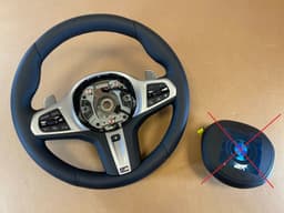 BMW BMW 8 X5 X6 X7 G14 G15 G16 G05 G06 G07 USA M Steering Wheel Paddles HEATING ACC — thumbnail 1