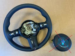 BMW BMW F15 F16 F22 F25 F26 F30 F32 F34 F39 F48 M Steering Wheel HEATED VIBRO CARBON — thumbnail 1