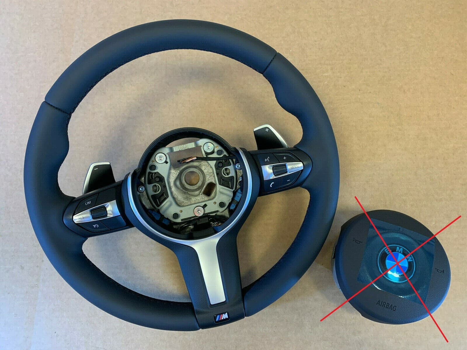 BMW BMW F01 F02 F03 F04 F06 F07 F10 F11 F12 F13 GENUINE USA M Steering Wheel PADDLES