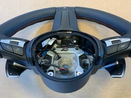 BMW BMW X5 X6 X3 X4 F15 F16 F25 F26 M Steering Wheel Paddles VIBRO M STITCHES CARBON — thumbnail 7