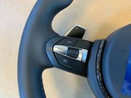 BMW BMW X5 X6 X3 X4 F15 F16 F25 F26 M Steering Wheel Paddles VIBRO M STITCHES CARBON — thumbnail 3