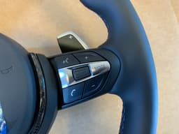 BMW BMW X5 X6 X3 X4 F15 F16 F25 F26 M Steering Wheel Paddles VIBRO M STITCHES CARBON — thumbnail 4