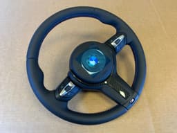 BMW BMW F15 F16 F22 F25 F26 F30 F32 F34 F39 F48 M Steering Wheel HEATED VIBRO CARBON — thumbnail 9