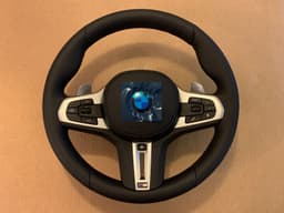 BMW BMW 5 6 X3 X4 G30 G31 G32 G38 G01 G02 OEM M Steering Wheel Paddles HEATING VIBRO — thumbnail 2