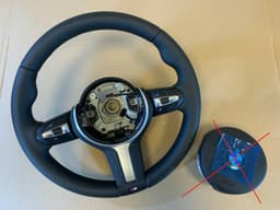 BMW BMW F01 F02 F03 F04 F06 F07 F10 F11 F12 F13 GENUINE M Sport Steering Wheel VIBRO — thumbnail 1
