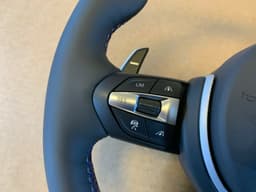 BMW BMW F15 F16 F25 F26 F39 F45 F48 GENUINE USA M Steering Wheel ACC M PADDLES — thumbnail 3