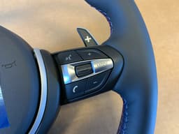 BMW BMW F15 F16 F25 F26 F39 F45 F48 GENUINE USA M Steering Wheel ACC M PADDLES — thumbnail 4