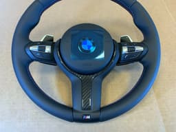 BMW BMW F15 F16 F25 F26 F30 F32 F34 F39 F48 M Steering Wheel PADDLES HEATED CARBON — thumbnail 5
