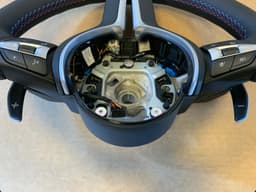 BMW BMW F15 F16 F25 F26 F39 F45 F48 GENUINE USA M Steering Wheel ACC M PADDLES — thumbnail 8