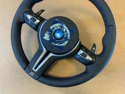 BMW BMW F15 F16 F25 F26 F39 F45 F48 GENUINE USA M Steering Wheel ACC M PADDLES — thumbnail 10