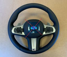 BMW BMW 5 6 X3 X4 G30 G31 G38 G32 G01 G02 OEM USA M Steering Wheel Paddles ACC — thumbnail 1