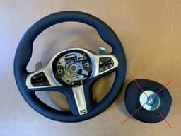 BMW BMW 5 G30 G31 G38 6 G32 X3 G01 G08 X4 G02 OEM LCI EU M Steering Wheel VIBRO — thumbnail 1