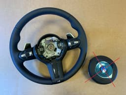 BMW BMW F01 F02 F03 F04 F06 F07 F10 F11 F12 F13 OEM M Sport Steering Wheel Paddles — thumbnail 1
