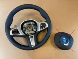 BMW BMW 8 X5 X6 X7 G14 G15 G16 G05 G06 G07 M Steering Wheel Paddles HEATING VIBRO — thumbnail 1