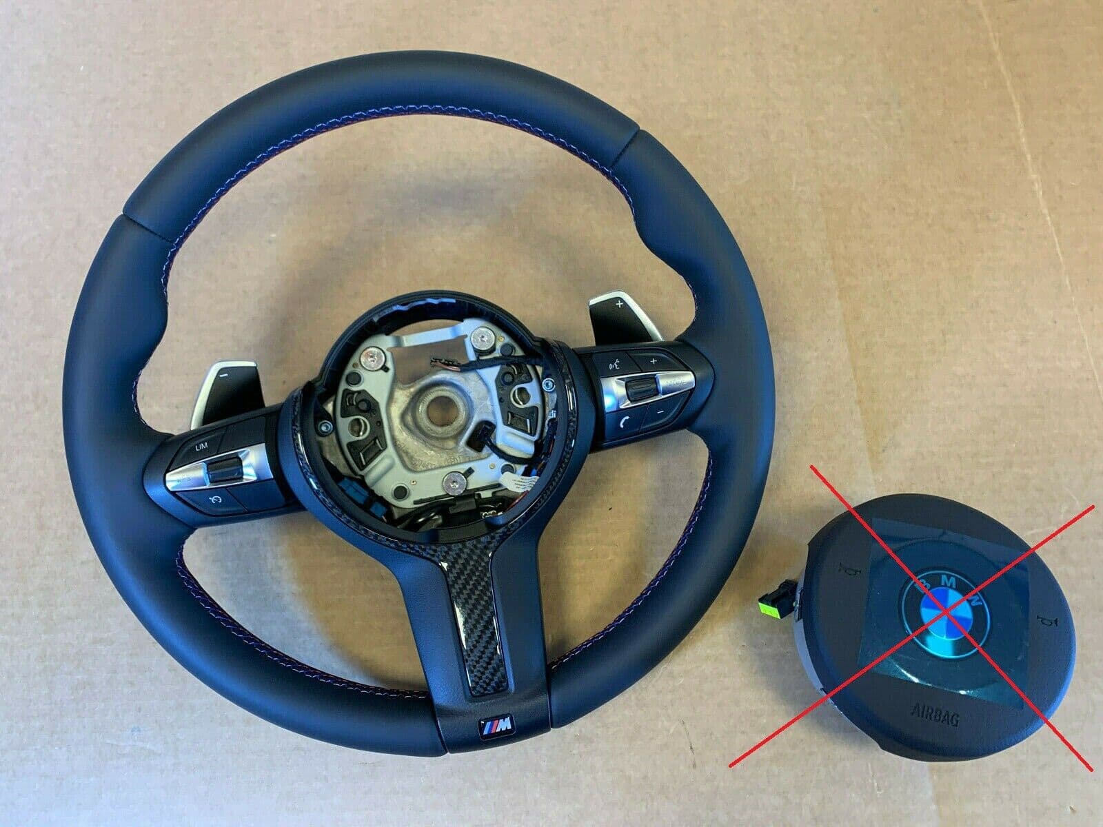 BMW BMW F21 F22 F30 F31 F32 F33 F34 F36 USA M Steering Wheel PADDLES HEATED CARBON