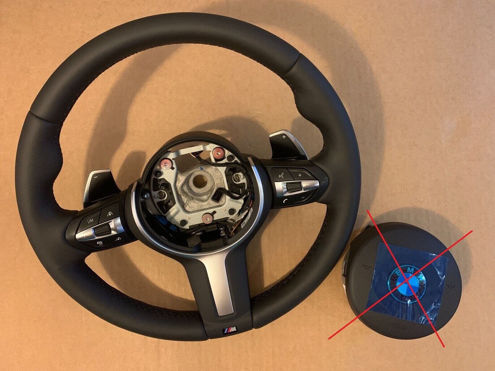 BMW BMW X5 X6 X3 X4 F15 F16 F25 F26 GENUINE M Steering Wheel PADDLES HEATING ACC