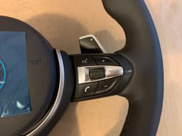 BMW BMW X5 X6 X3 X4 F15 F16 F25 F26 GENUINE M Steering Wheel PADDLES HEATING ACC — thumbnail 4