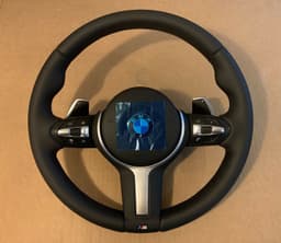 BMW BMW X5 X6 X3 X4 F15 F16 F25 F26 GENUINE M Steering Wheel PADDLES HEATING ACC — thumbnail 2