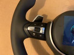 BMW BMW X5 X6 X3 X4 F15 F16 F25 F26 GENUINE M Steering Wheel PADDLES HEATING ACC — thumbnail 3