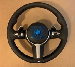 BMW BMW X5 X6 X3 X4 F15 F16 F25 F26 GENUINE M Steering Wheel PADDLES HEATING ACC — thumbnail 9