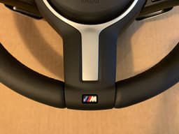 BMW BMW X5 X6 X3 X4 F15 F16 F25 F26 GENUINE M Steering Wheel PADDLES HEATING ACC — thumbnail 5